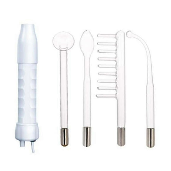 Portable Handheld High Frequency Skin Therapy Wand Machine For Acne Treatment Skin Tightening Wrinkle Reducing Eu Plug