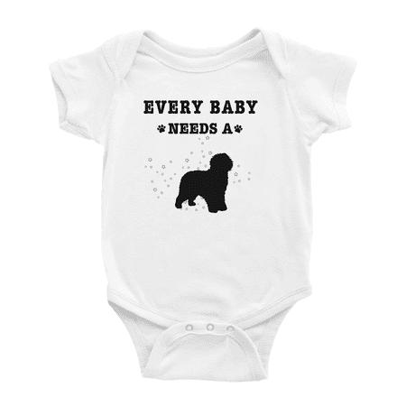 

Every Baby Needs A Komondor Dog Cute Baby Bodysuit