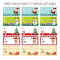 thumbnail image 4 of Gift Tags for Presents 500-Pcs Christma Gifts Tag Stickers 2.95 inch Self Adhesive Christmas Decorations Name Labels Stickers Suitable for Christmas Holidays, Birthdays, Weddings Etc, 4 of 8