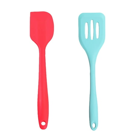 

2 Piece Mini Kitchen Utensil Set- Silicone Kitchen Tools with Spatulas