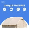 thumbnail image 4 of Tentspaces - Inflatable Tents for Camping | Glamping Tent | Blow Up Tent | Lightweight | Durable | Quick Assembly | Included Air Pump, Ground Pegs, Ropes, and Repair Package | 6 Person (Rhonda 4350), 4 of 7