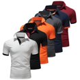 thumbnail image 3 of Polo De Verano De Golf Casual Clásico Para Hombre 2022 Con Mangas Cortaspangjing, 3 of 4