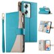 thumbnail image 1 of Funda cartera GANGXUN para OPPO A79 5G , cuero PU con tarjetero, cremallera, correa de mano, soporte y protección 570°, 1 of 6