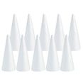 thumbnail image 4 of 10 conos de espuma para manualidades, decoraciones para árboles de espuma, conos de poliestireno para fiestas, celebraciones, actividades en el aula, 7 cm x 36 cm, 4 of 8