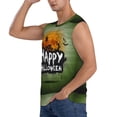thumbnail image 3 of Kdxio Halloween night for Men's Muscle T-shirt,Sleeveless for Workout Running Athletic Gym Lounge Casual, 3 of 7