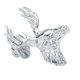 thumbnail image 2 of Broche de pin de cuello Fernando Ciervo Navidad Plata para Mujer, 2 of 8