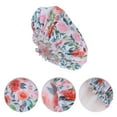thumbnail image 3 of Unique Bargains 1 Pc Durable Shower Cap for Business Travel Assorted Color Polyester Pongee PEVA, 3 of 6