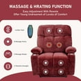 thumbnail image 2 of Momspeace Power Lift Recliner Chair Recliners for Elderly with Heat and Massage Recliner Chair for Living Room - Red, 2 of 6
