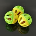 thumbnail image 5 of Limei 20Pcs Plastic Ball Cat Toys Lattice Balls with Bell Jingle Kitten Toy, Color Varies, Random Color, 5 of 6