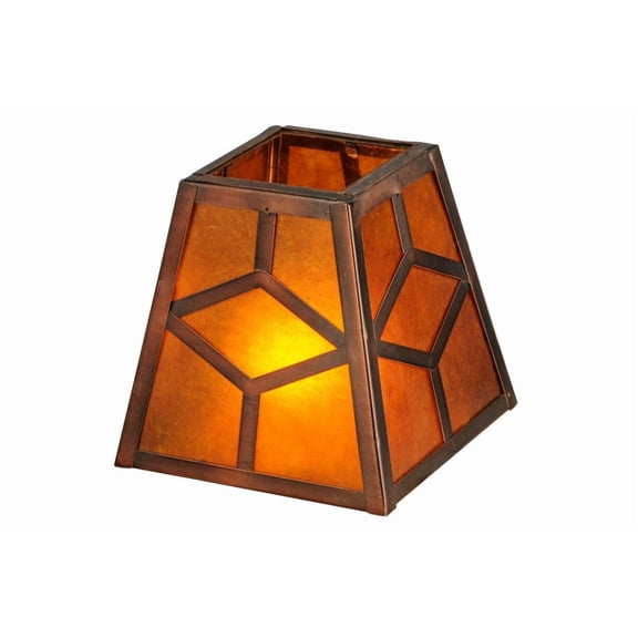 Meyda Tiffany 27880 Diamond Craftsman 5" Tall Lamp Shade - MultiColor