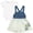 Tinker Bell Mint Green, variant on Disney Peter Pan Baby Girls' 2-Piece Bodysuit and Jumper Dress Set Tinker Bell Mint Green