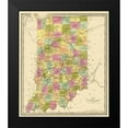 thumbnail image 2 of Unknown 12x13 Black Modern Framed Museum Art Print Titled - Indiana - 1841, 2 of 5