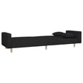 thumbnail image 2 of Bowery Hill Contemporary 2-Seater Size Sofa Bed in Black Fabric, 2 of 14