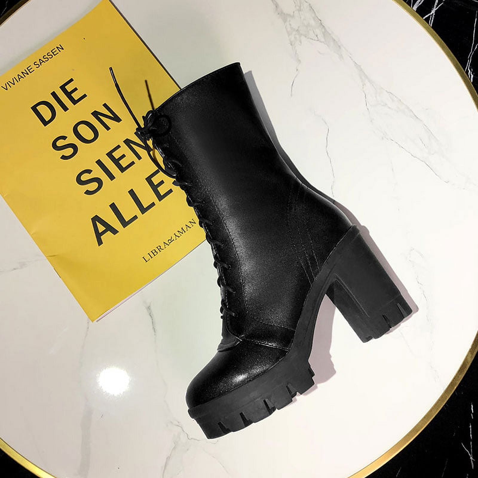 Stella McCartney Black suede mid calf boots | REVOIR | Second Hand Designer  Shoes – Revoir