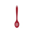 thumbnail image 1 of Kitchen Strainer, Flexible Silicone Soup Ladle, Non-Stick Long Handle Ramen Noodle Spoon Salad Rice Tablespoon with Storage Hook, Red, 1 of 5