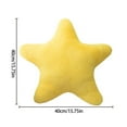 thumbnail image 5 of Multiuse Plush Star Shape Throw Pillow For Adults Kids Durability Sofa Backrest Decorative Accent 40cm Cushion, 5 of 10