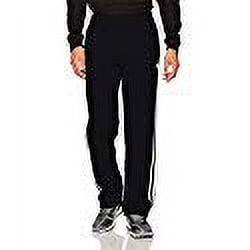 Adidas Essentials 3 Stripe Regular Fit Fleece Pants - Medium Grey Heather/ Black - Mens - L