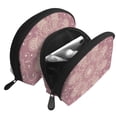 thumbnail image 3 of YFYANG 2 Piece Women's Portable Makeup Bags, Baroque Vintage Floral Texture Clutch Travel Toilet Bags Cosmetic Organizer, 3 of 7