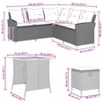 thumbnail image 2 of vidaXL Patio Couch Sofa UV-resistant materials Garden Sofa Set, 2 of 10