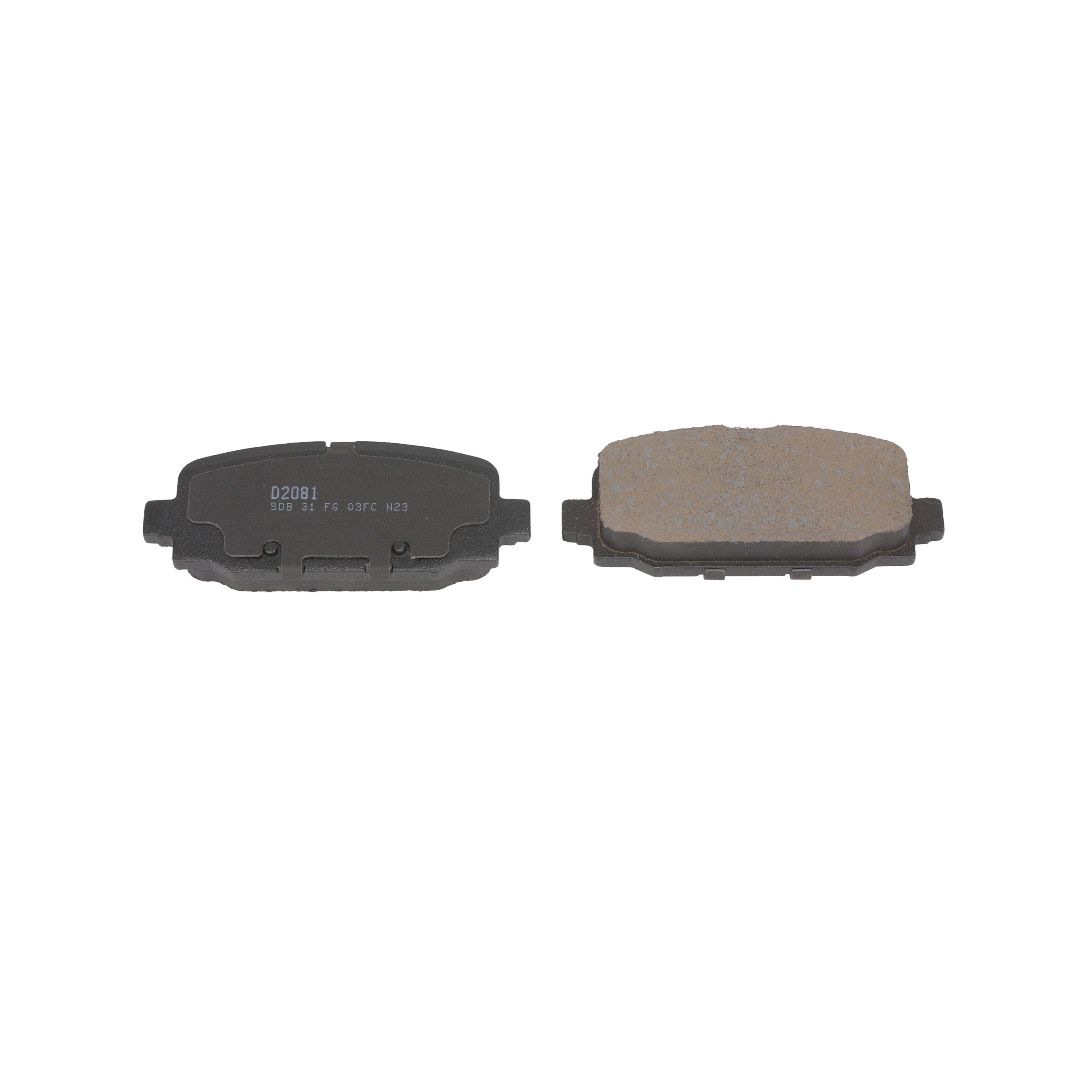 Winstop Brake Pad Set, Rear WS.2081.0.C, Jeep Compass 2022-2017