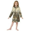 thumbnail image 6 of FORMRS Niños Bathrobe Unisex Hooded Robe Soft Plush Pajamas Sleepwear, Size 7-9T, Snow Mountains, 6 of 7