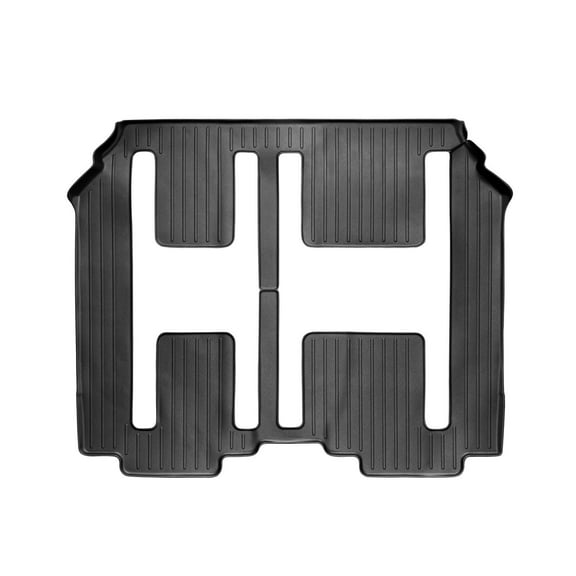 WeatherTech Custom Fit FloorLiners compatible with 2007-2015 Mazda CX-9 - One piece - 2nd and 3rd row coverage, Black
