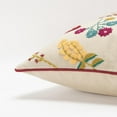 thumbnail image 3 of Rizzy Home Floral 20" x 20" Poly Pillow with Cotton Cover-Multi-ColorBrights, 3 of 5