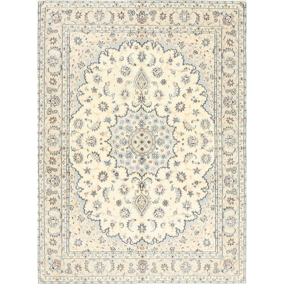 Ahgly Company Indoor Rectangle Traditional Sage Green Medallion Area Rugs, 3' x 5'