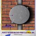 thumbnail image 3 of Caja para tomacorriente ENERLITES EN4575 de 2 módulos, resistente a la intemperie, 11 x 10 x 4 cm, 3 of 7