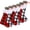 Red&black White &Black, variant on Miaocao Christmas Buffalo Plaid Stockings,6 Pack 18 Inches Large Black White Plaid Stockings