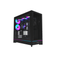 thumbnail image 2 of MONTECH HS01, ATX Mid-Tower PC Case, Gaming PC, High-Airflow, Reversible Layout, Mesh Front Panel, Sink-in Design, Toolless Panels, Black, 2 of 15