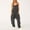 I-Dark Gray, variant on 2025 Women's Casual Jumpsuit Spaghetti Cute Birthday Outfits for Women Straps Wide Leg Romper Winery Outfit for Women V Neck Spaghetti Straps Romper Sleeveless Long