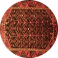 thumbnail image 1 of Ahgly Company Indoor Round Persian Orange Traditional Area Rugs, 6' Round, 1 of 1