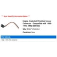thumbnail image 2 of Engine Crankshaft Position Sensor Connector - Compatible with 1988 - 1991, 1995 BMW M3 1989 1990, 2 of 2
