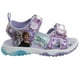 thumbnail image 2 of Sandalias Disney Frozen con iluminación LED azul lila para niña, talla 9, 2 of 6