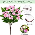 thumbnail image 5 of Yastouay 5 Pcs Artificial Flowers for Outdoors ,UV Resistant Faux Impatiens for Outdoor Planters,Silk Flowers for Front Door Porch Decorations,Mixcolor, 5 of 7