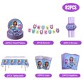 thumbnail image 4 of Decoraciones para fiestas de cumpleaños de muñecas de Gabbys, vajilla, manteles, fondo, vasos de papel, platos, globos de gato, regalos para niños, 4 of 5