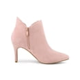 thumbnail image 3 of Unique Bargains Women's Zip Pointed Toe Stiletto Bow Heels Ankle Boots, 3 of 7