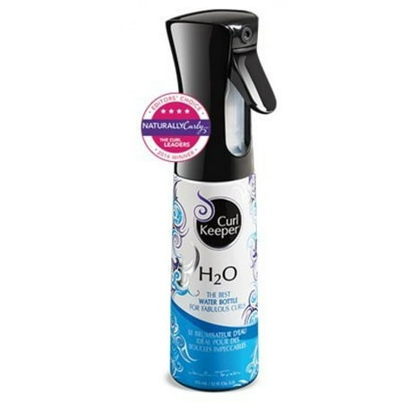 Curly Hair Solutions Curl Keeper H2O - The Best Water Bottle For Fabulous Curls, 12 (Best Pillowcase For Curly Hair)