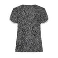 thumbnail image 5 of Patlollav Womens Summer Tee Tops,Ladies Short Sleeve Print Round Neck Tshirts Loose Blouses, 5 of 5
