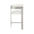 thumbnail image 5 of Meridian Furniture Romeo Cream Vegan Leather Counter Stool (Set of 2), 5 of 7