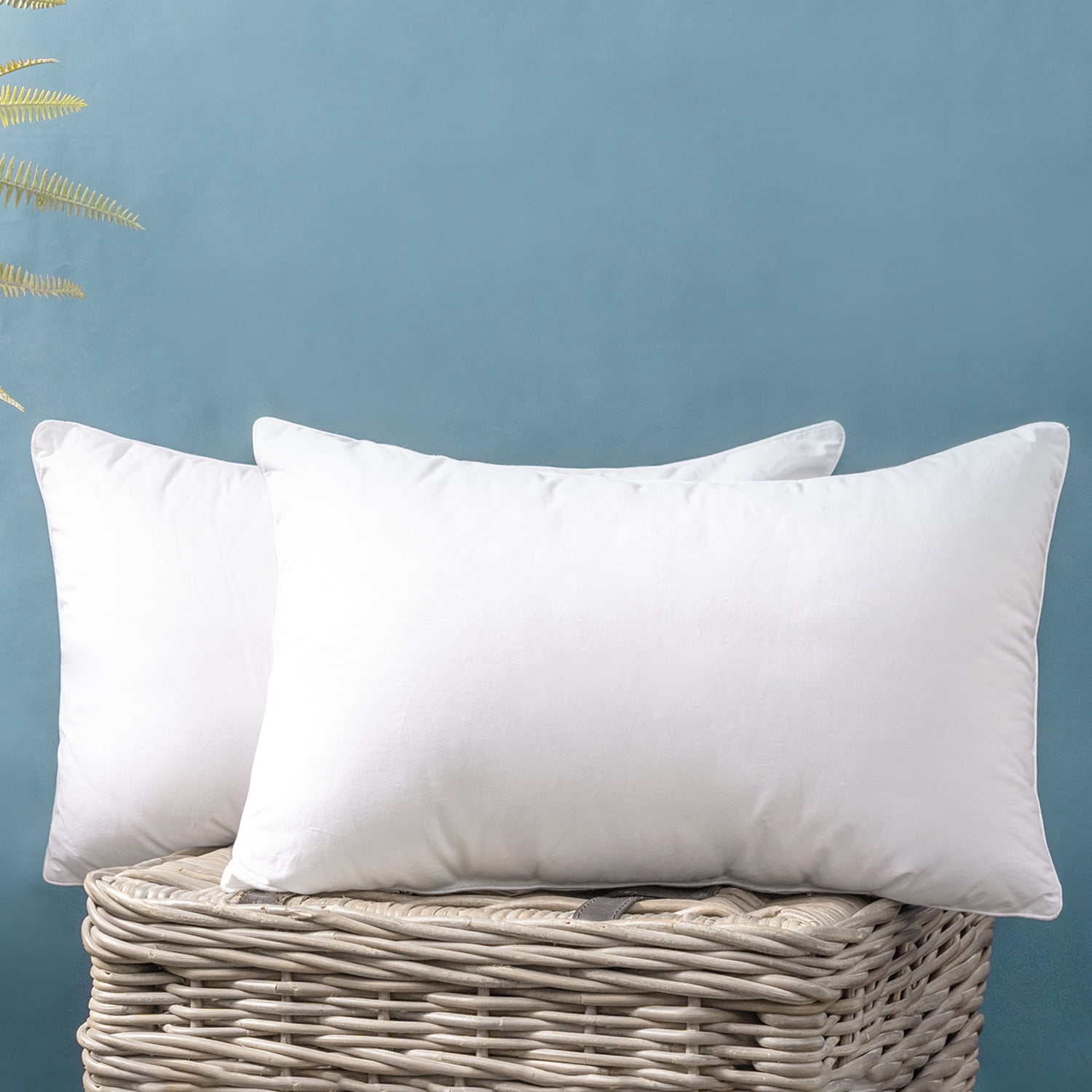 Phantoscope 100 Cotton Stuffer Square Decorative Throw Pillow Insert