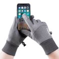 thumbnail image 4 of Winter Warm Gloves,Winter Gloves Touch Screen Warm Gloves Cold Weather Windproof Cycling Driving Riding Bike Telefingers Thermal Gloves Non-Slip Silicone Gel Adjustable Full Finger Mittens, 4 of 5