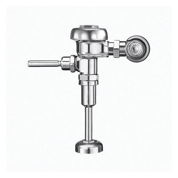 Sloan 3982604 0.125 GPF 15 to 80 PSI Single-Flush Manual Exposed Flushometer with 0.75 in. IPS Inlet & 0.75 in. Spud, Polished Chrome