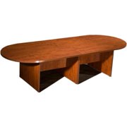 Boss Office Products N137-C 10Ft Race Track Conference Table- Cherry