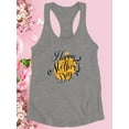 thumbnail image 3 of Mothers Day Gold Crown Racerback Tank Women -Image by Shutterstock, Female x-Small, 3 of 4