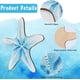 thumbnail image 5 of Juego de 5 estrellas de mar para decoración de pared, diseño costero náutico, decoración del hogar, artesanías de madera hechas a mano, adornos para cabañas oceánicas, decoración del hogar., 5 of 9