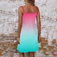thumbnail image 6 of summer dresses for women 2024 Casual Sundress Summer Camisole Boho Beach Dress V Neck Tank Dresses Beach Dress wedding guest dresses for women Pink Polyester S, 6 of 6