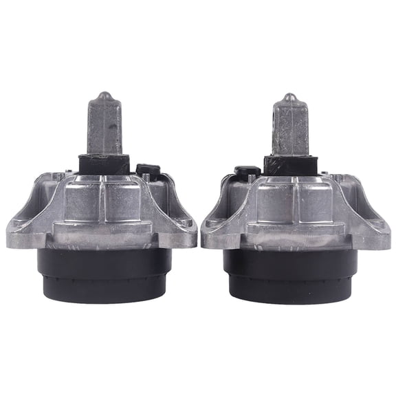 2PCS Engine Motor Set Left and Right Side Aluminum Rubber Construction
