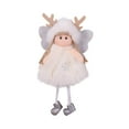 thumbnail image 2 of Hwkond Outdoor Christmas Decorations Clearance Christmas Decoration Pendant Christmas Tree Decoration Cute Fabric Deer Horn Plush Girl Angel Doll Pendant Pendant, 2 of 4